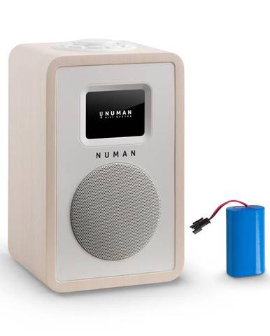 Numan Mini One Design digitální rádio bluetooth DAB + FM AUX barva javor včetně nabíjecí baterie