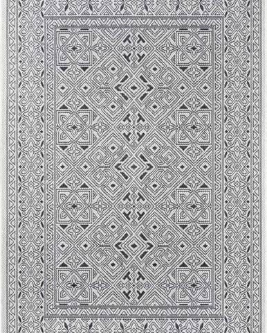 Černo-béžový venkovní koberec NORTHRUGS Cuadrado, 160 x 230 cm