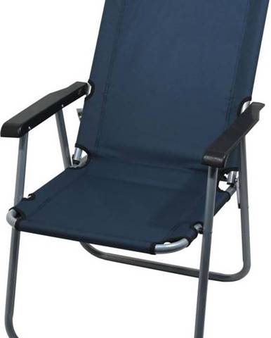 Tmavě modrá skládací kempingová židle Cattara Lyon