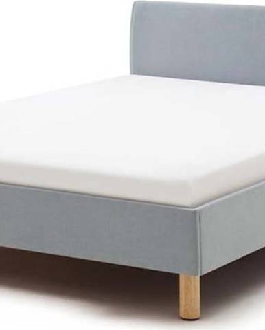 Modro-šedá čalouněná jednolůžková postel 120x200 cm Malin – Meise Möbel
