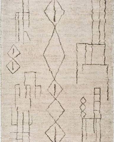 Krémový koberec Universal Moana Freo, 80 x 150 cm
