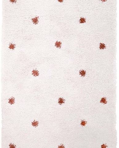 Béžovo-červený koberec Nattiot Wooly, 120 x 170 cm