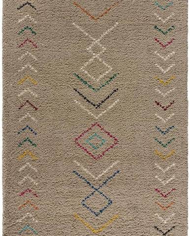 Béžový koberec Universal Ziri, 80 x 170 cm