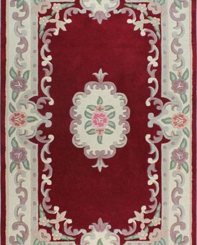 Červený vlněný koberec Flair Rugs Aubusson, 120 x 180 cm