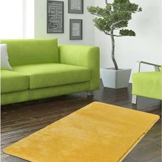 Žlutý koberec Milano, 140 x 80 cm