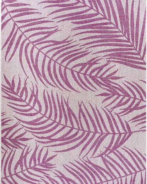 NORTHRUGS Růžovo-béžový venkovní koberec NORTHRUGS Palmera, 200 x 290 cm