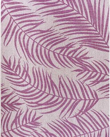 Růžovo-béžový venkovní koberec NORTHRUGS Palmera, 200 x 290 cm