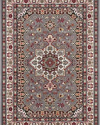 Šedý koberec Nouristan Parun Tabriz, 200 x 290 cm