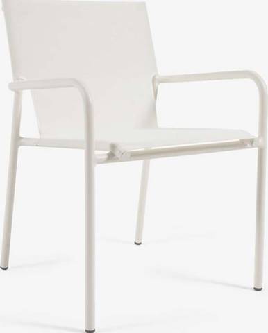 Bílá hliníková zahradní židle Kave Home Zaltana