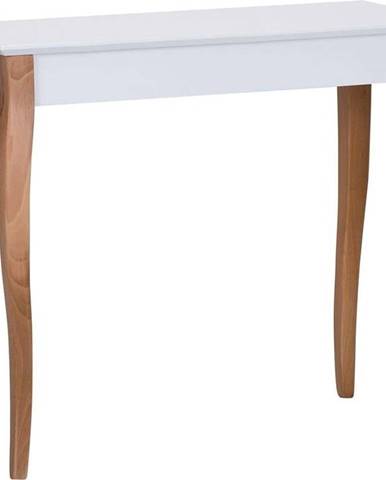 Bílý odkládací stolek Ragaba Console, délka 85 cm