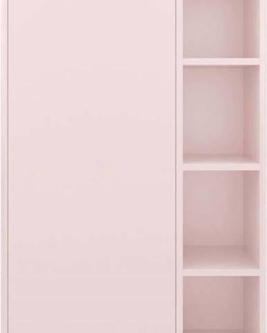 Růžová koupelnová skříňka Tom Tailor for Tenzo Color Bath, 65,5 x 100 cm