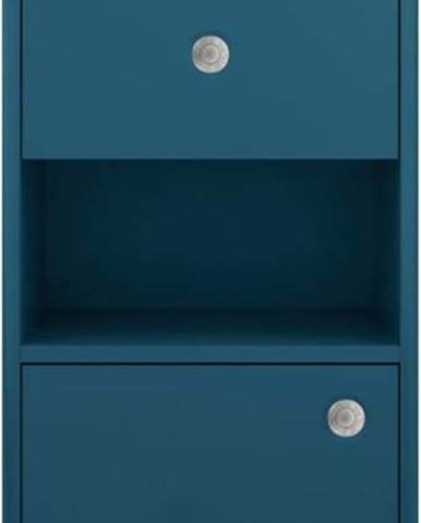 Tmavě modrá koupelnová skříňka Tom Tailor for Tenzo Color Bath, 40 x 100 cm