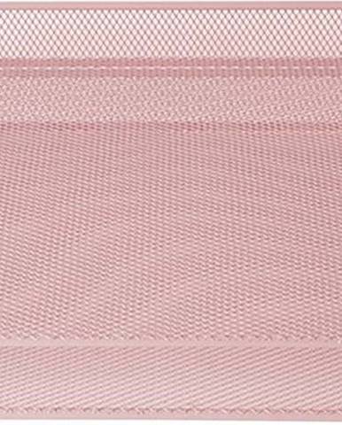 Růžový kovový pořadač na dokumenty PT LIVING Holder, 25 x 36 cm