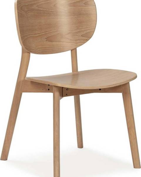 Marckeric Přírodní dřevěná jídelní židle Marckeric Azara