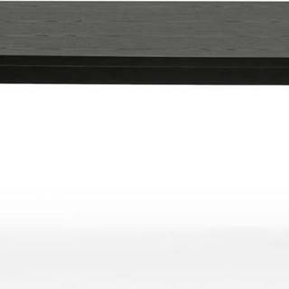 Černý konferenční stolek Teulat Atlas, 110 x 60 cm