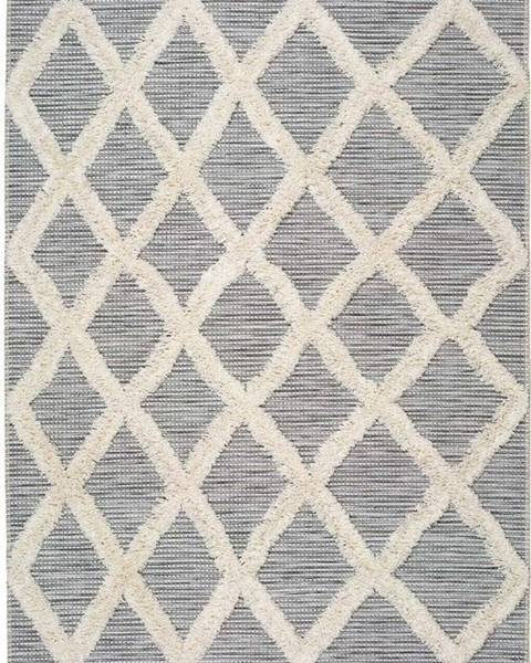 Universal Bílo-šedý koberec Universal Cheroky Geo, 115 x 170 cm