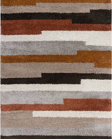 Červeno-šedý koberec Flair Rugs Deka, 160 x 230 cm
