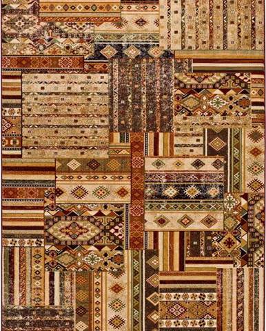 Hnědý koberec Universal Turan Lidia, 115 x 160 cm