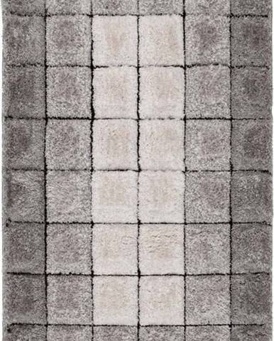 Šedý koberec Flair Rugs Cube, 80 x 150 cm