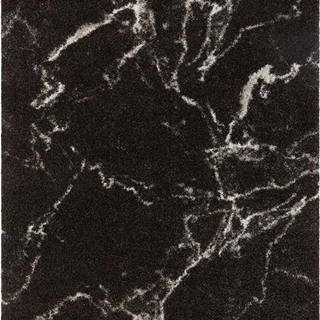 Černý koberec Mint Rugs Nomadic Mayrin, 200 x 290 cm