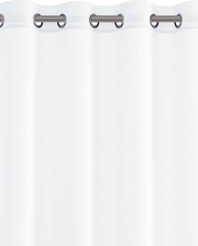 Bílý závěs AmeliaHome Voile Eyelets, 160 x 250 cm