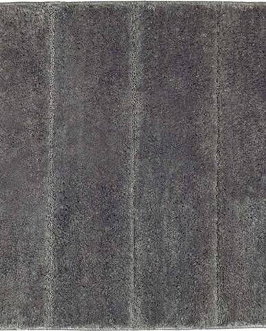 Tmavě šedá koupelnová předložka Wenko Steps, 55 x 65 cm