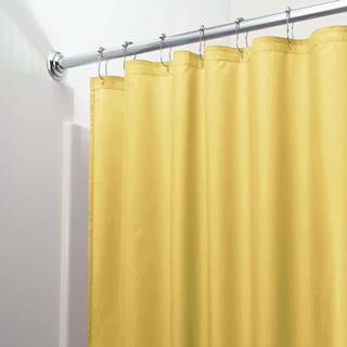Žlutý závěs do sprchy iDesign Poly