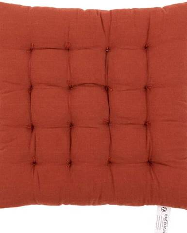 Oranžovohnědý podsedák na židli Tiseco Home Studio, 40 x 40 cm