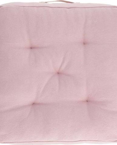 Růžový bavlněný podsedák Kave Home Sarit, 60 x 60 cm