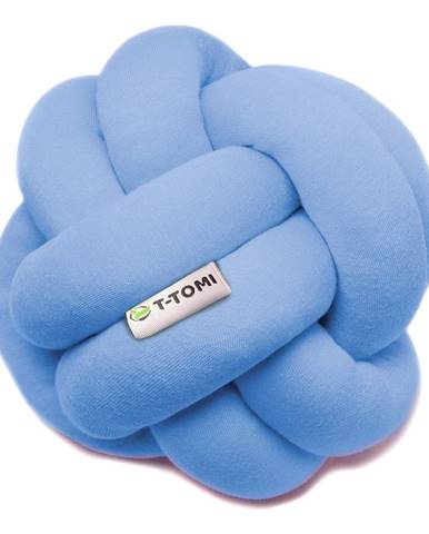 Modrý bavlněný pletený míč T-TOMI, ø 20 cm
