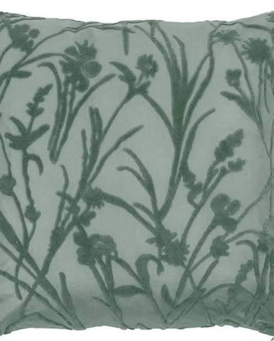 Zelený dekorativní polštář Tiseco Home Studio Iris, 45 x 45 cm