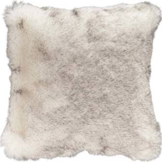 Hnědý polštář z umělé kožešiny Mint Rugs Soft, 43 x 43 cm