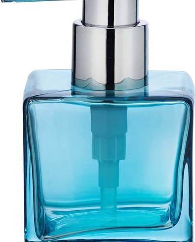 Modrý skleněný dávkovač na mýdlo Wenko Lavit, 280 ml