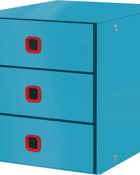 Leitz Modrý kartonový organizér na psací potřeby a dokumenty Click&Store - Leitz