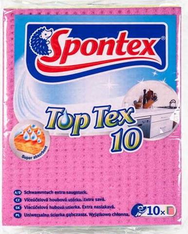Víceúčelová houbová utěrka Spontex Top Tex, 8 x 10 kusů