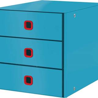 Modrý kartonový organizér na psací potřeby a dokumenty Click&Store - Leitz