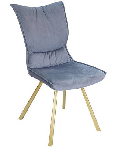 Židle Porto Monolith šedá /nohy zlaté