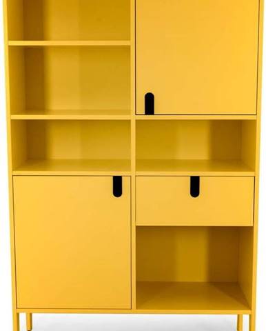 Žlutá knihovna Tenzo Uno, výška 176 cm