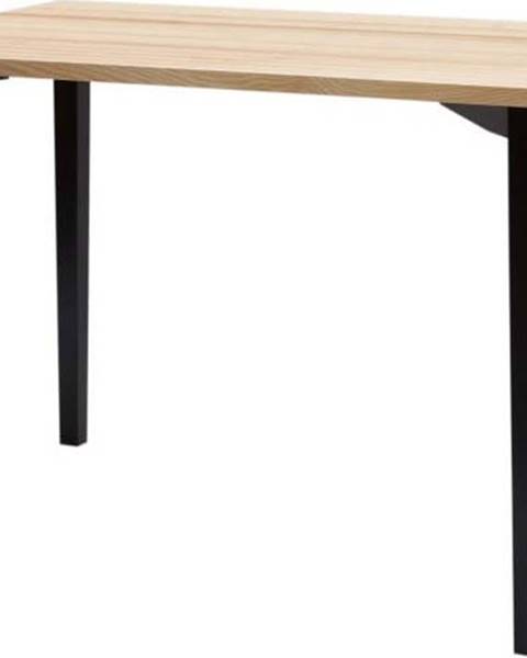 Ragaba Černý jídelní stůl Ragaba TRIVENTI, 80 x 120 cm