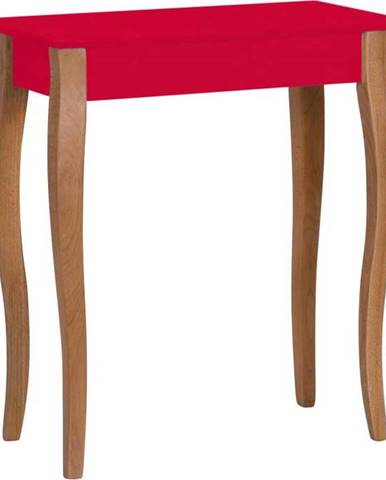 Červený konzolový stolek Ragaba Lillo, šířka 65 cm