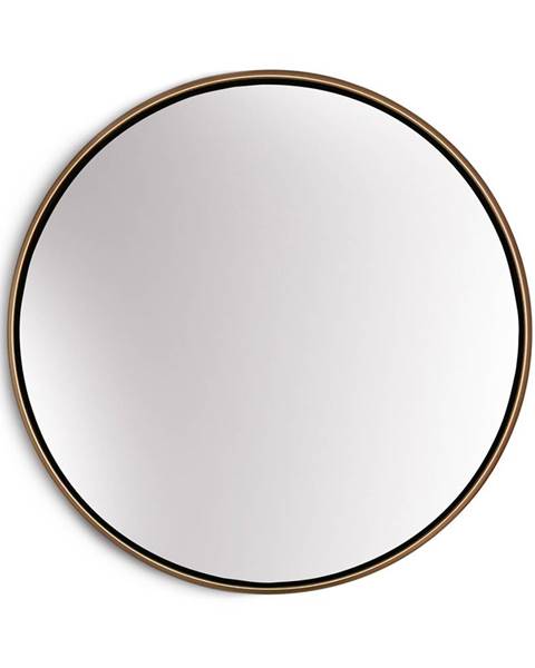 Casa Chic Casa Chic Fournier Nástěnné zrcadlo s kovovým rámem kulaté 58,8 x 58,8 cm