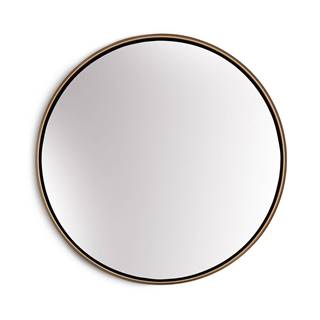 Casa Chic Fournier Nástěnné zrcadlo s kovovým rámem kulaté 58,8 x 58,8 cm