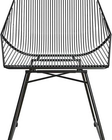 Černá kovová židle CosmoLiving by Cosmopolitan Ellis