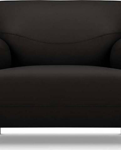 Černé kožené křeslo Windsor & Co Sofas Neso