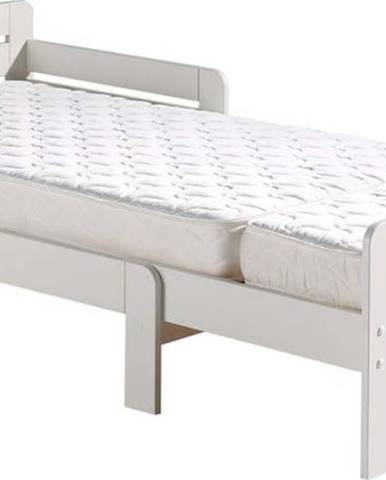Bílá rostoucí postel Vipack Jumper White, 90 x 140/200 cm