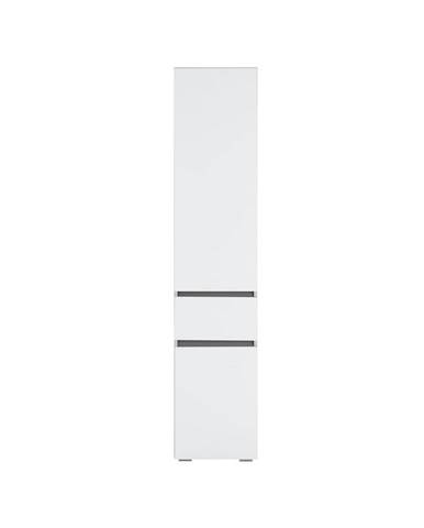 Bílá koupelnová skříňka Støraa Wisla, 38 x 180 cm