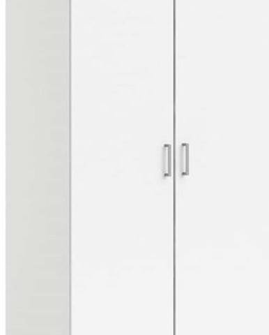Bílá šatní skříň Tvilum Space, 77,6 x 175 cm