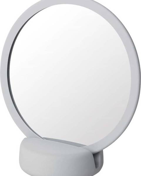 Blomus Světle šedé stolní kosmetické zrcadlo Blomus, výška 18,5 cm