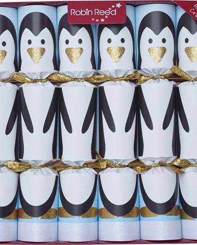 Sada 6 vánočních crackerů Robin Reed Penguin