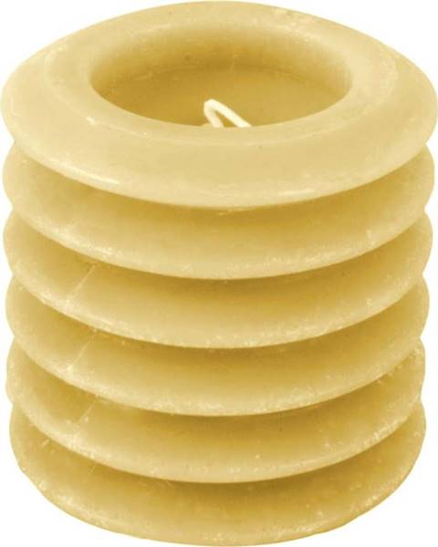 PT LIVING Žlutá svíčka PT LIVING Layered, výška 7,5 cm